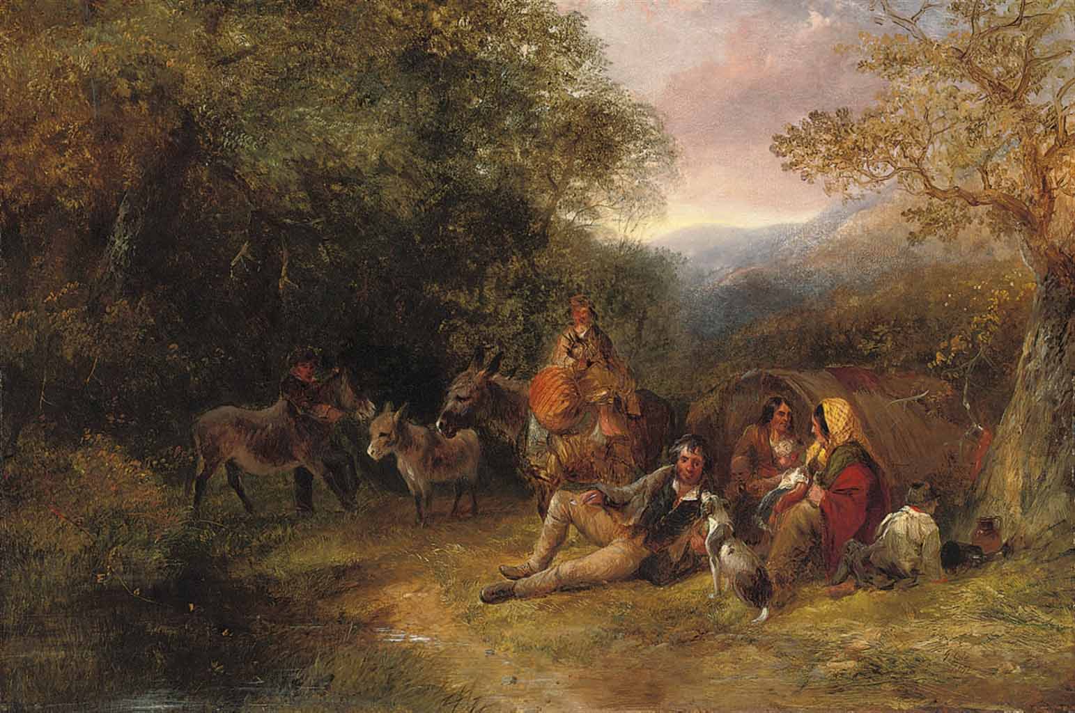 The gypsy encampment